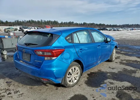 2021 Subaru Impreza z USA, uszkodzony, nr VIN 4S3GTAB64M3704851